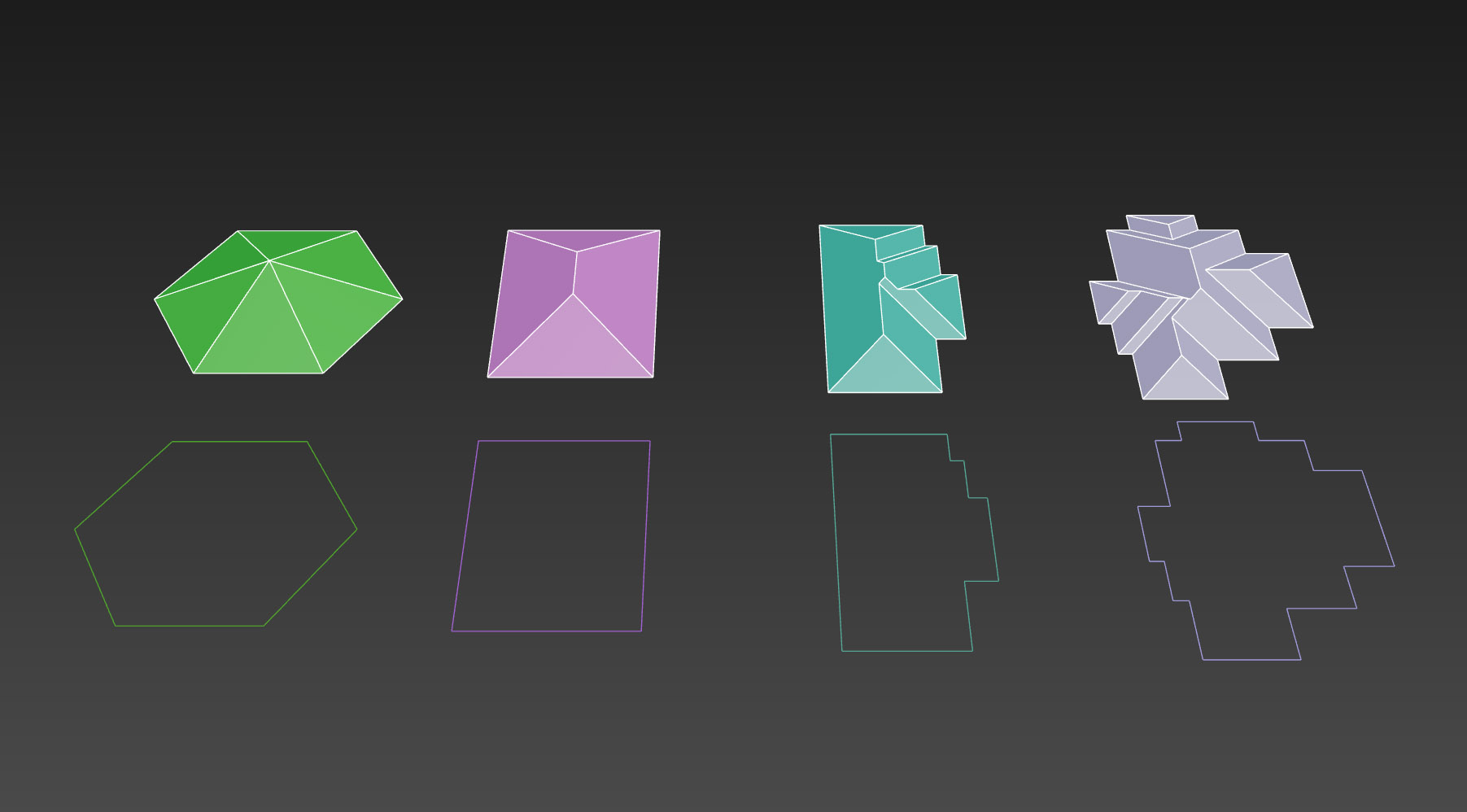 MW RoofGen - Roof geometry generated from various spline outlines